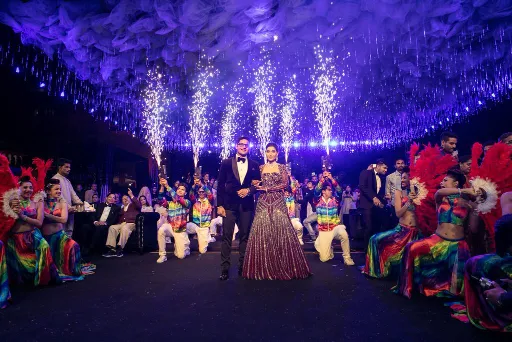 Ankit & Nirja wedding — celebration moment